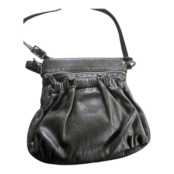 Brighton Crossbody Handbag Women Leather gathered pocket Small Luxury - Picture 2 of 15